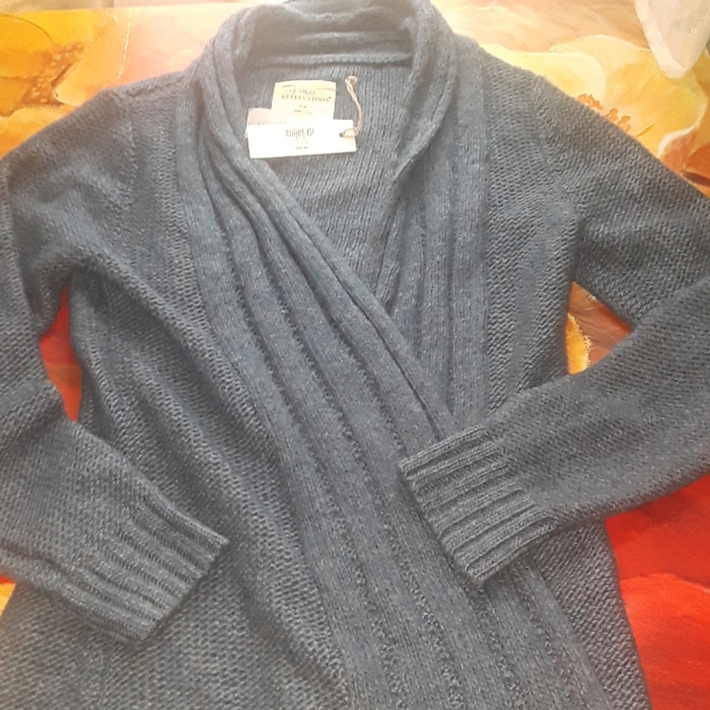Cable cardigan